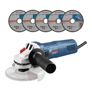 ESMERIL ANGULAR BOSCH GWS 700 + 5 DISCOS 220V