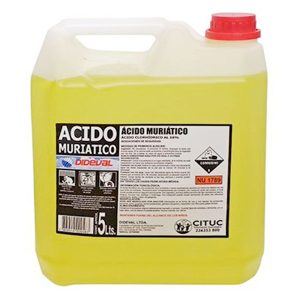 Acido muriatico 5 litros Dideval