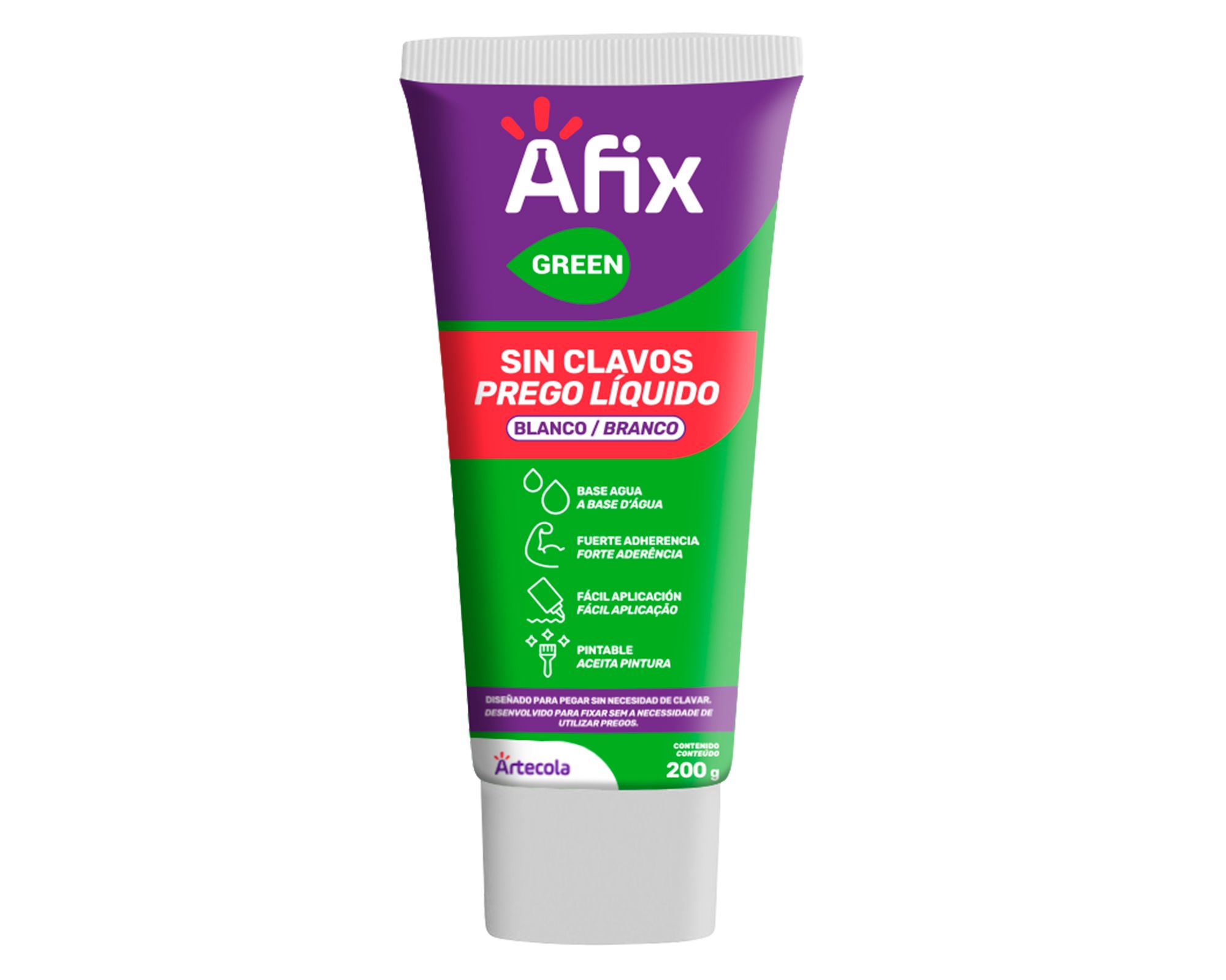 Afix sin clavos pomo 200gr