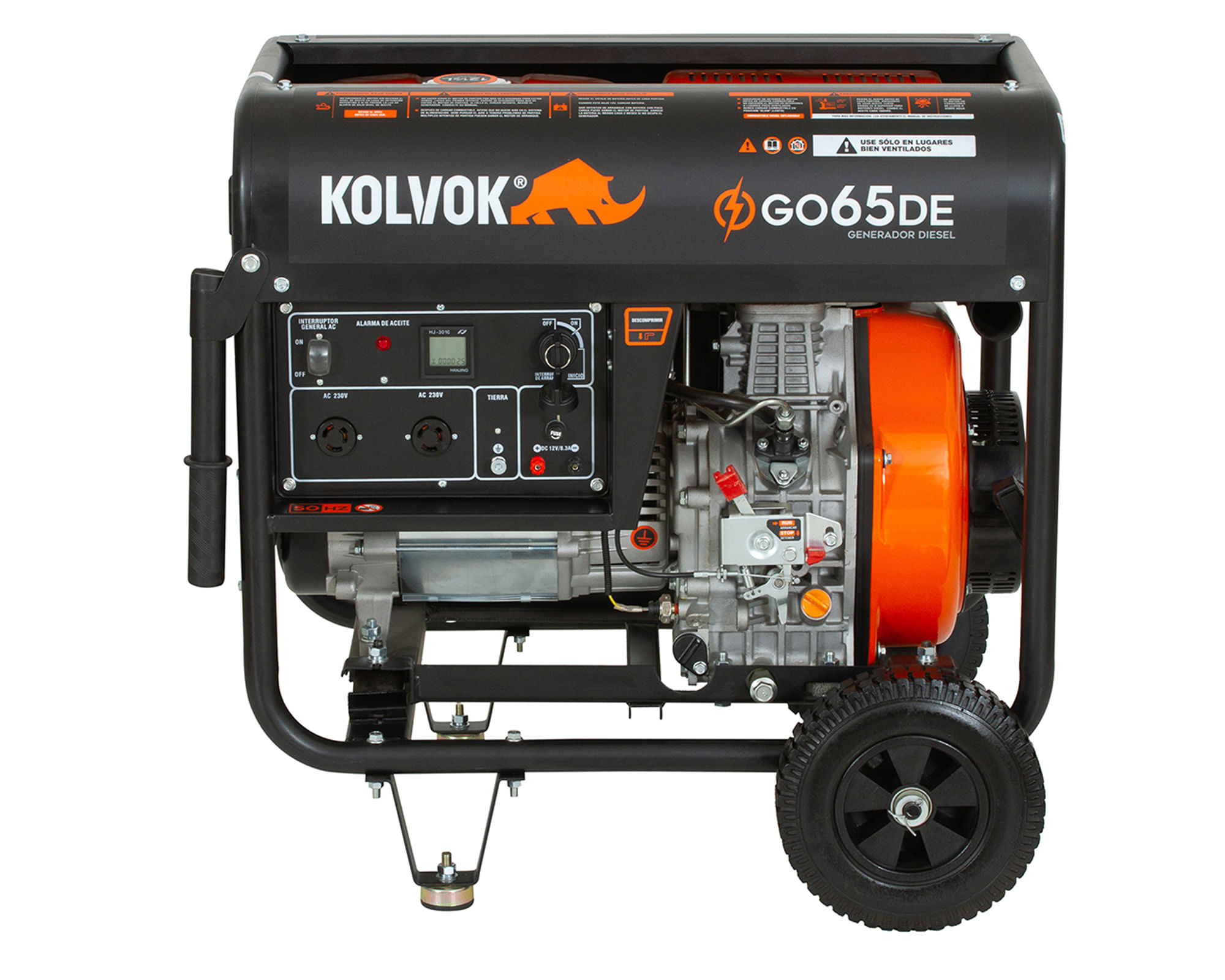 Generador diesel 6.5kva GO65DE Kolvok