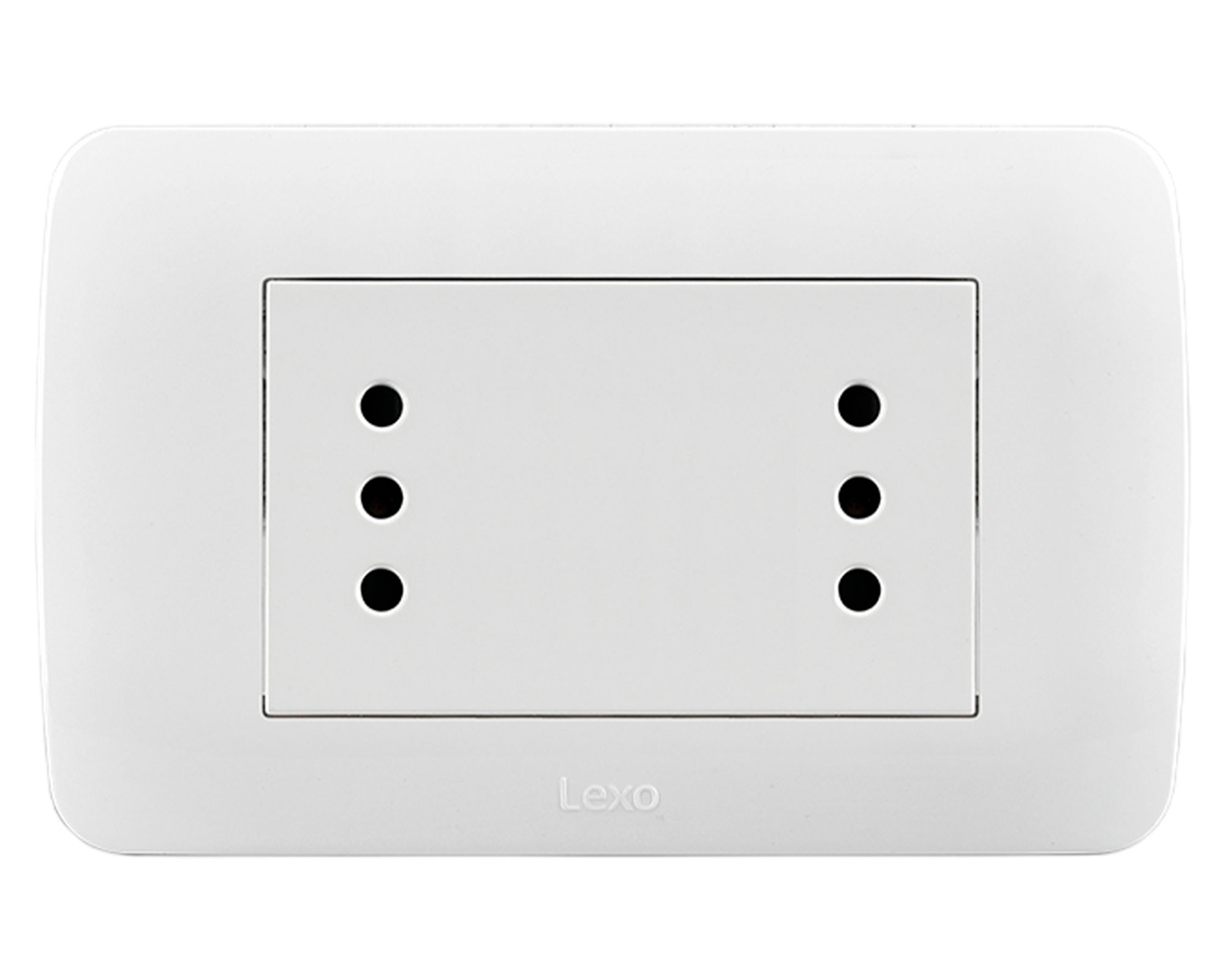 Toma corriente duplex blanco 10/16A