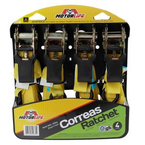 Sujetadores con matraca carga 3000kg Truper