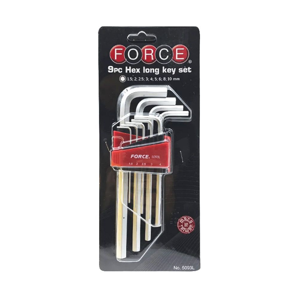 Juego llaves allen 2.0-19mm 13 piezas Force