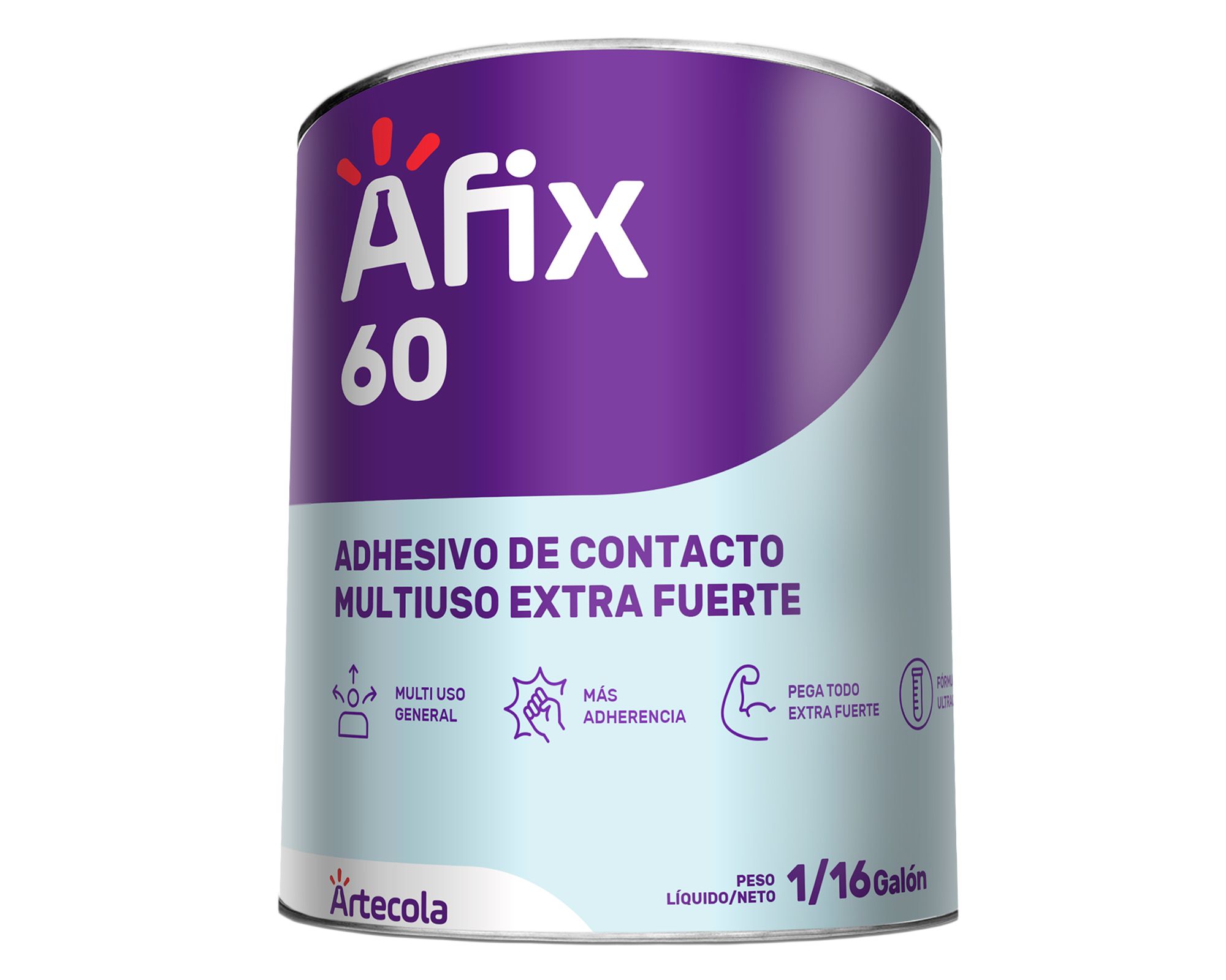 Afix 60 adhesivo de contacto 1/16 galon